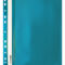 Папка-швидкозшивач А4 Economix E31510-21 з перфорацією, фактура "глянець", бірюзова
