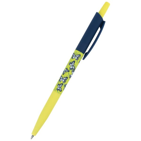 Ручка кулькова автом. Butterfly, синя AB1090-36-A