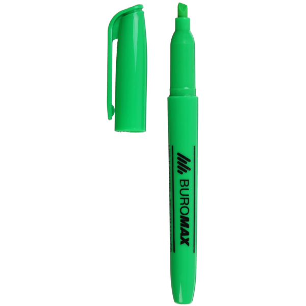 Маркер текстовий 2-4 мм Buromax зелений, BM.8903-04