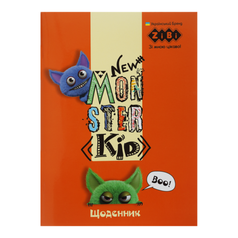 Щоденник шкільний CUTE, А5, 40 арк, м'яка обкл., скоба, УФ-лак, SMART Line