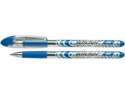 Ручка масляна Schneider Slider S151103 (товщина M-середня), пише синім