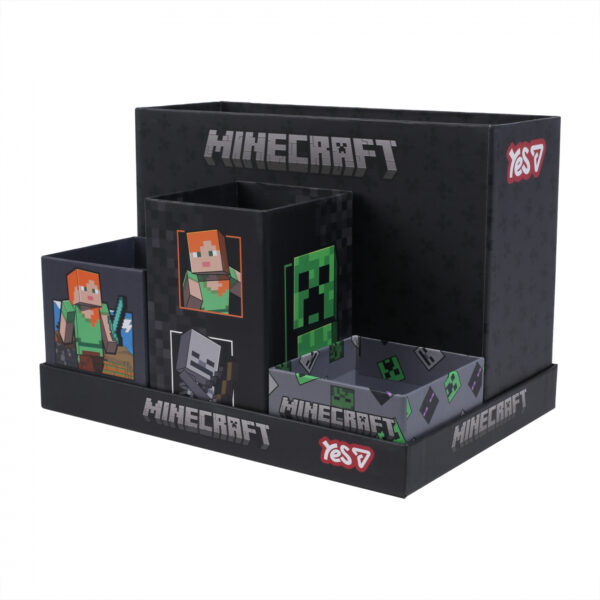 Набір органайзерів настільних Yes Minecraft 5 предметів картон 708618