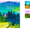 Книга канцелярська А4 80арк клітинка, офсет Yes 681938 Quaint village