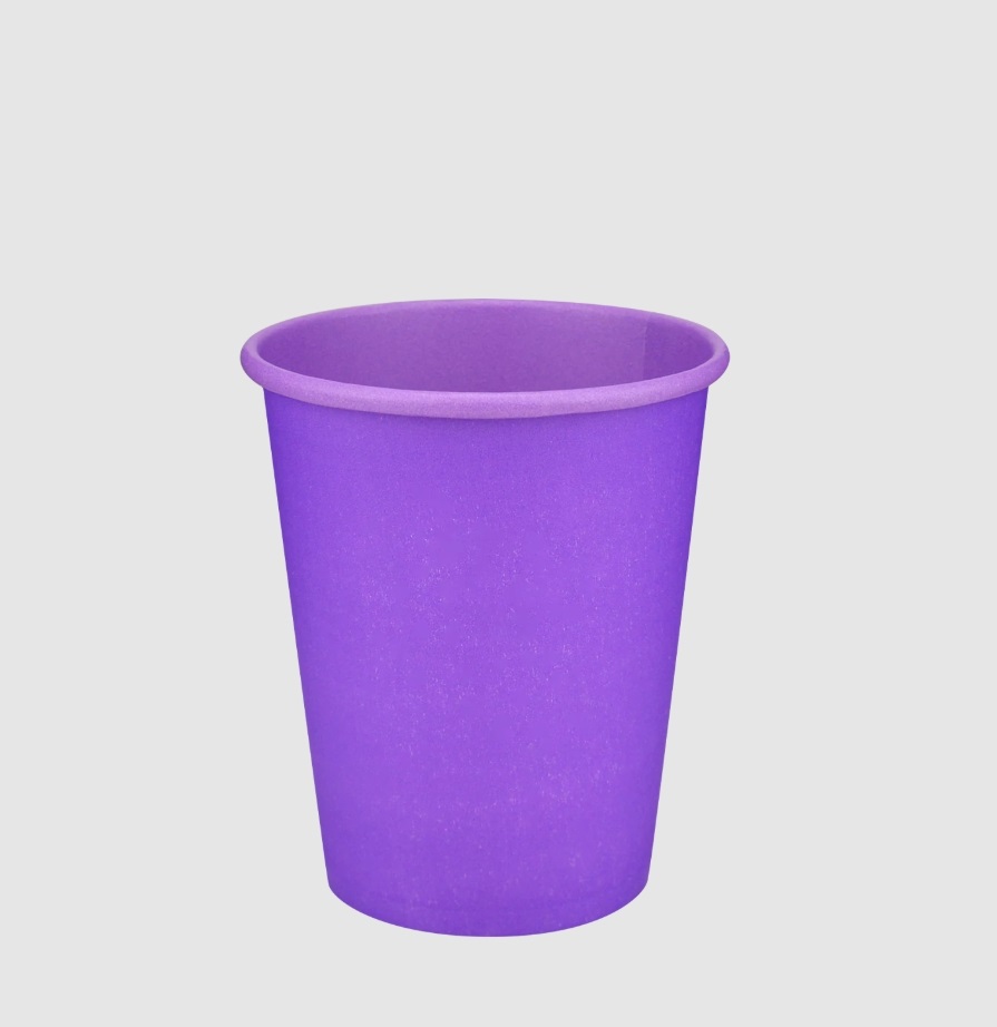 Стакан паперовий, 270мл, "LAVANDA CUP", BUROCLEAN 50штуп 1080051