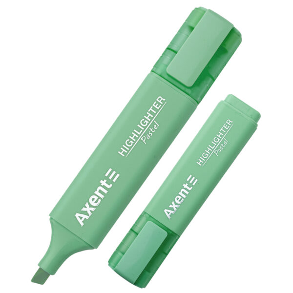 Маркер Highlighter 2537-18-A, 1-5 мм клиноп. пастель м'ятний