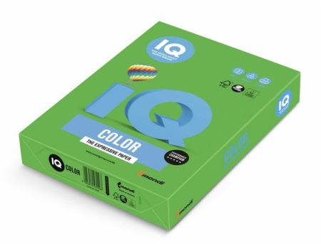Папір кольоровий А4 80 г/м ціна за 1 арк. IQ Color Intensive DG47 Dark Green темно-зелений ціна за 1 арк.