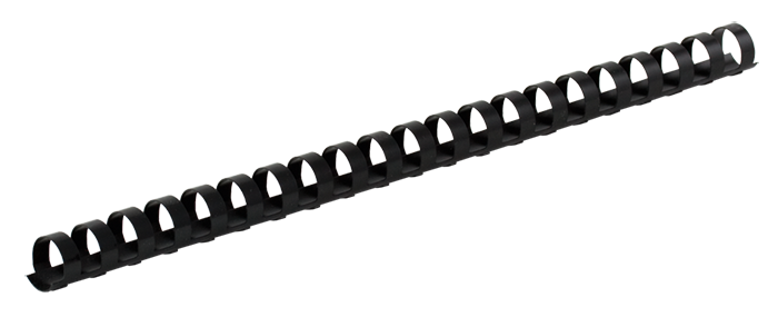 Пружина пластикова Ф10 чорна Buromax BM.0502-01 в уп. по 100шт.