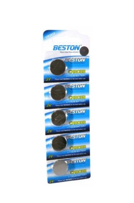 Батарейки CR2032, Beston, 5 шт, Blister Card (AAB1826)