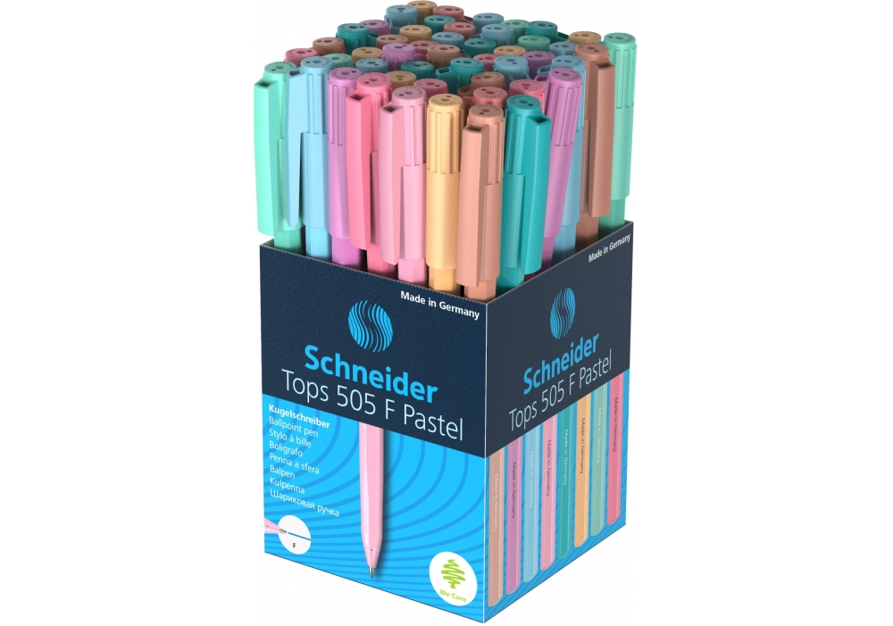Ручка кулькова Schneider S150520 "Tops PASTEL" синя