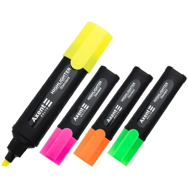 Маркер Highlighter Standard D2505, 1-5 мм клиноп., 4-х кол. D2505-40